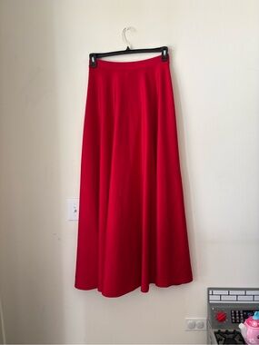 Windsor Vibrant Red Maxi Skirt